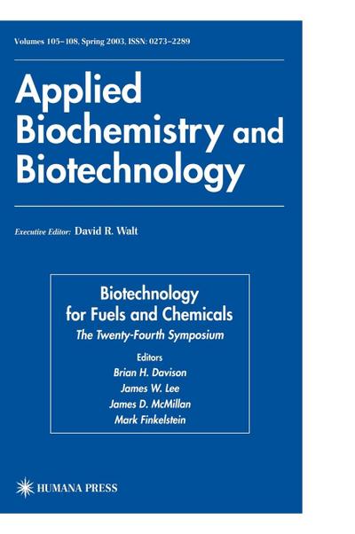 Biotechnology for Fuels and Chemicals