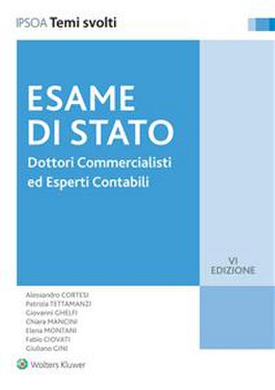 Esame di Stato - Dottori Commercialisti ed Esperti Contabili: Temi svolti