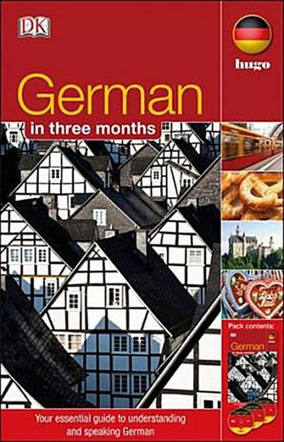 German In 3 Months, m.  Buch, m.  Audio-CD