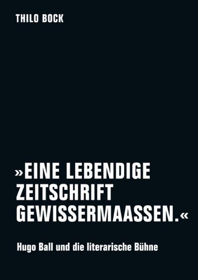 ’Eine lebendige Zeitschrift gewissermaassen.’