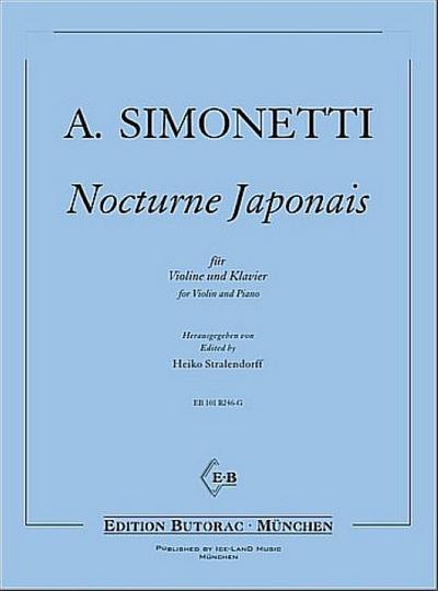 Nocturne Japonaise für Violineund Klavier