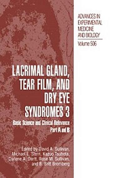 Lacrimal Gland, Tear Film, and Dry Eye Syndromes 3