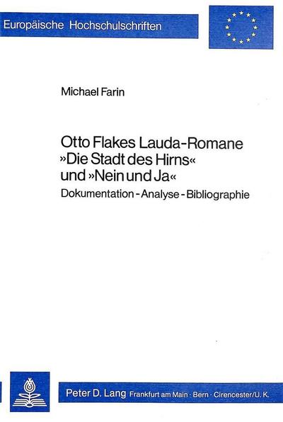Farin, M: Otto Flakes Lauda-Romane