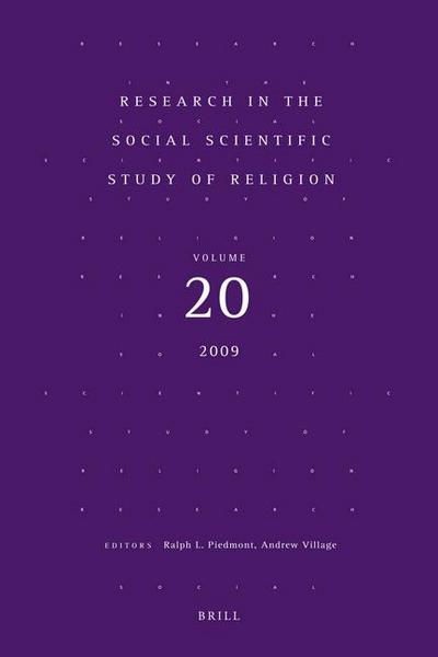 Research in the Social Scientific Study of Religion, Volume 20