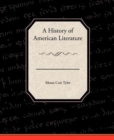 A History of American Literature