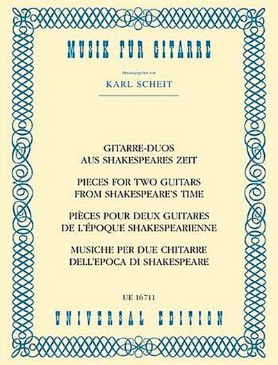 Gitarre-Duos aus Shakespeares Zeit