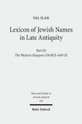 Lexicon of Jewish Names in Late Antiquity 3