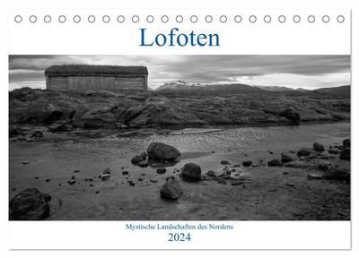 Lofoten - Mystische Landschaften des Nordens (Tischkalender 2024 DIN A5 quer), CALVENDO Monatskalender