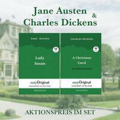 Jane Austen & Charles Dickens Hardcover (Bücher + 2 MP3 Audio-CDs) - Lesemethode von Ilya Frank