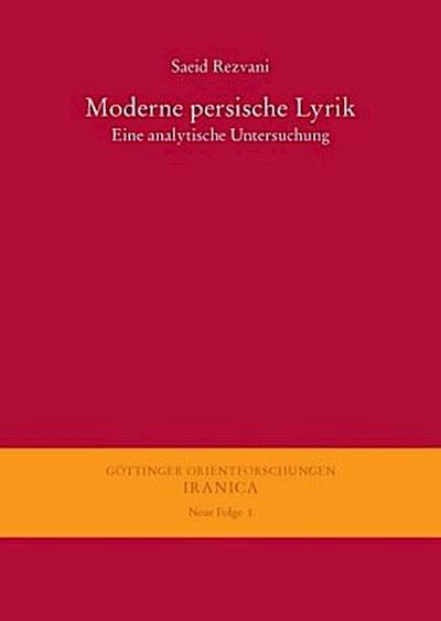 Moderne persische Lyrik