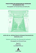 Akten des XII. Internationalen Germanistenkongresses Warschau 2010- Vielheit und Einheit der Germanistik weltweit