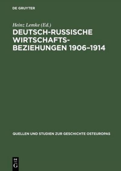 Deutsch-russische Wirtschaftsbeziehungen 1906-1914
