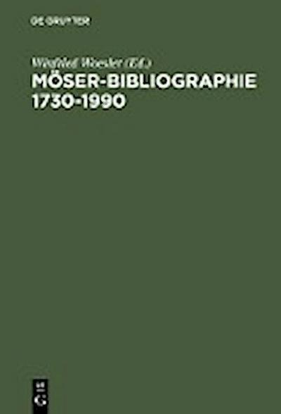 Möser-Bibliographie 1730-1990
