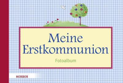 Meine Erstkommunion; Fotoalbum   ; Ill. v. Wiedensohler, Manuela; Deutsch; , durchgeh. farbig illustr., mit Schleifen zum Zubinden - 13,
