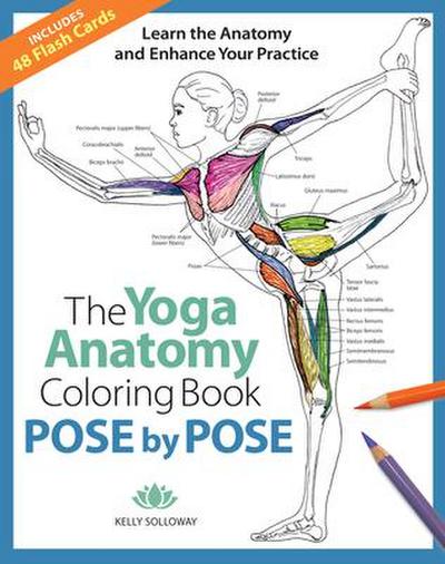 The Yoga Anatomy Coloring Book: Pose by Pose