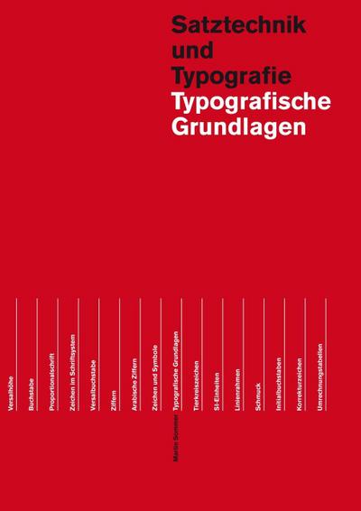 Typografische Grundlagen