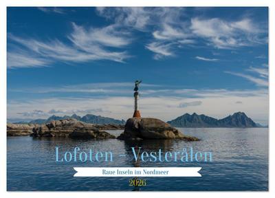 Lofoten Vesterålen (Tischkalender 2026 DIN A5 quer), CALVENDO Monatskalender