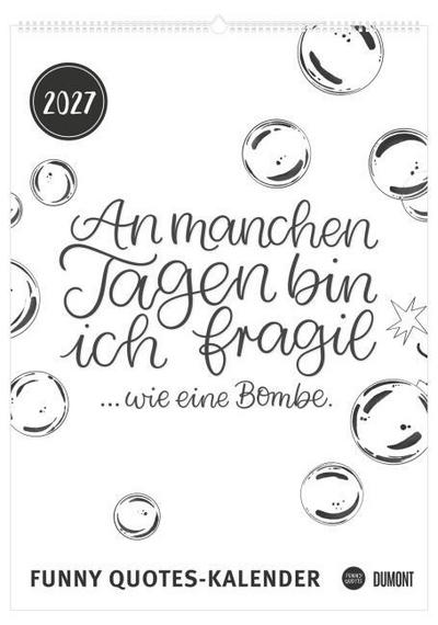 Funny Quotes-Kalender 2027