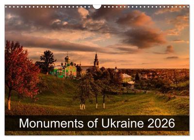 Monuments of Ukraine 2026 (Wall Calendar 2026 DIN A3 landscape), CALVENDO 12 Month Wall Calendar