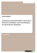 Tarifeinheit und Tarifvielfalt in deutschen Betrieben. Probleme und Auswirkungen der gesetzlichen Regelung