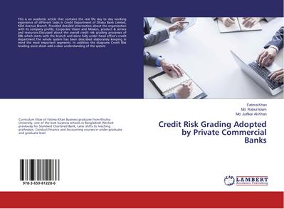 Credit Risk Grading Adopted by Private Commercial Banks