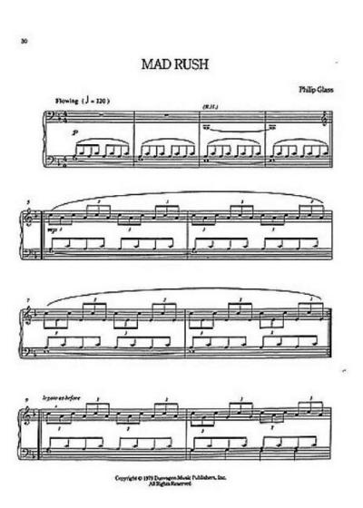 Mad Rushfor organ