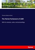 The Patriot Parliament of 1689