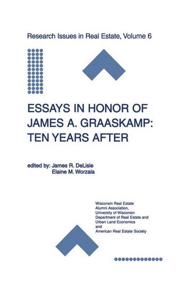 Essays in Honor of James A. Graaskamp: Ten Years After