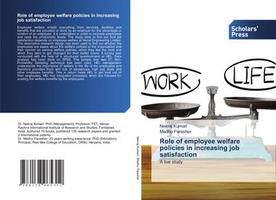 Role of employee welfare policies in increasing job satisfaction