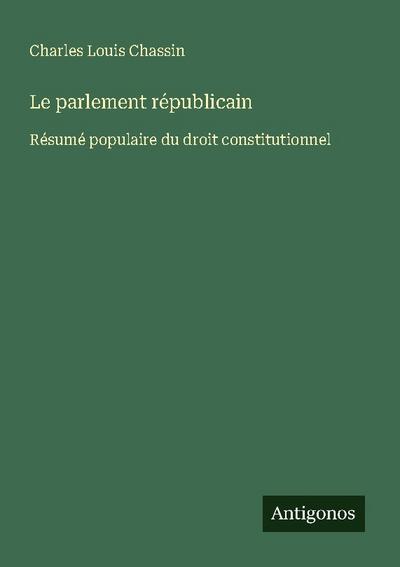 Le parlement républicain
