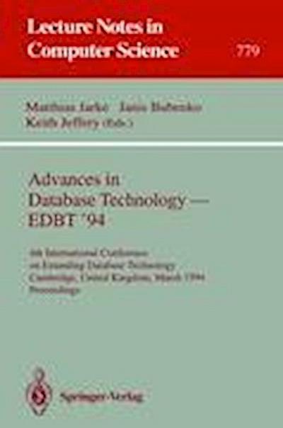 Advances in Database Technology - EDBT ’94