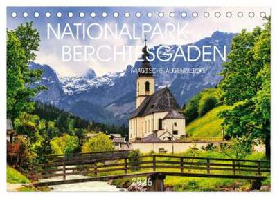 Nationalpark Berchtesgaden- Magische Augenblicke (Tischkalender 2026 DIN A5 quer), CALVENDO Monatskalender