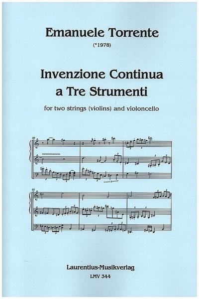 Invenzione Continua a Tre Strumentifor 2 strings (violins) and violoncello