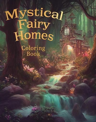 Mystical Fairy Homes Coloring