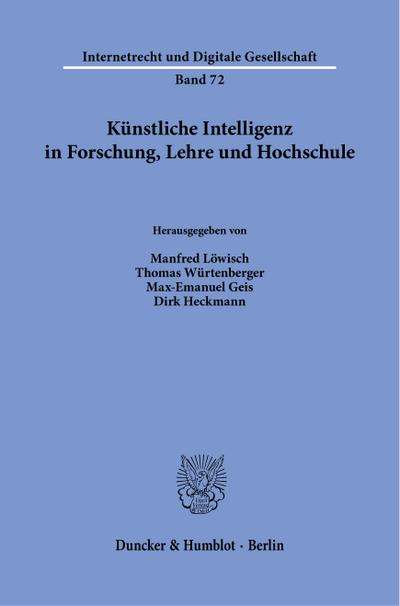 Künstliche Intelligenz in Forschung, Lehre und Hochschule