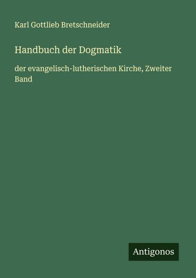 Handbuch der Dogmatik