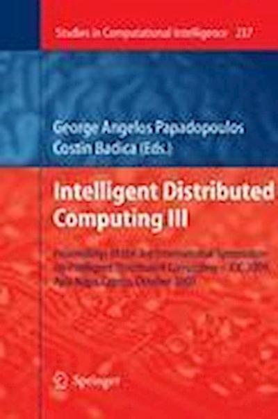 Intelligent Distributed Computing III