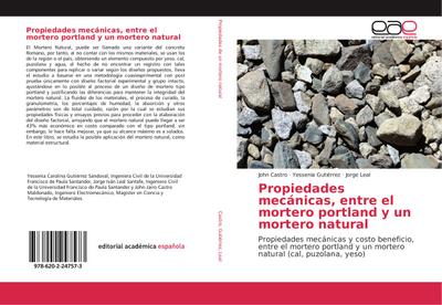 Propiedades mecánicas, entre el mortero portland y un mortero natural