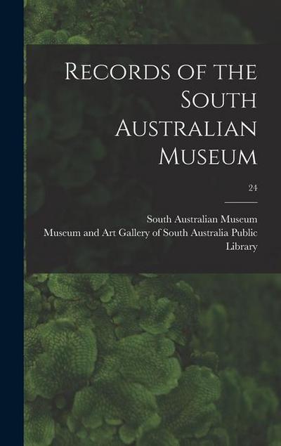 Records of the South Australian Museum; 24