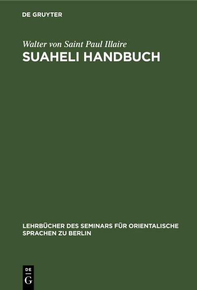 Suaheli Handbuch
