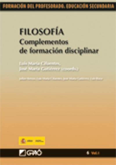 Filosofía : complementos de formación disciplinar