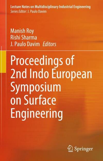 Proceedings of 2nd Indo European Symposium on Surface Engineering