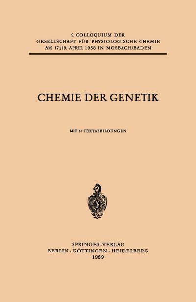 Chemie der Genetik