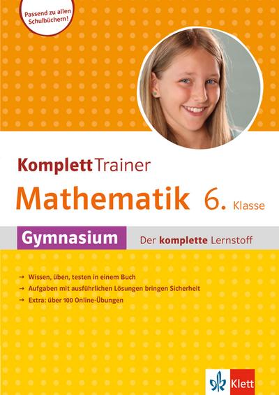 KomplettTrainer Mathematik 6. Klasse Gymnasium