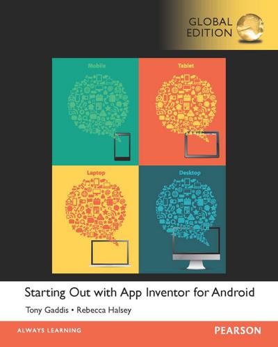 Starting Out With App Inventor for Android PDF eBook, Global Edition
