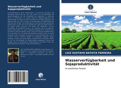Wasserverfügbarkeit und Sojaproduktivität