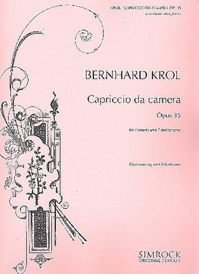 Capriccio da camera op.35für Posaune und 7 Instrumente