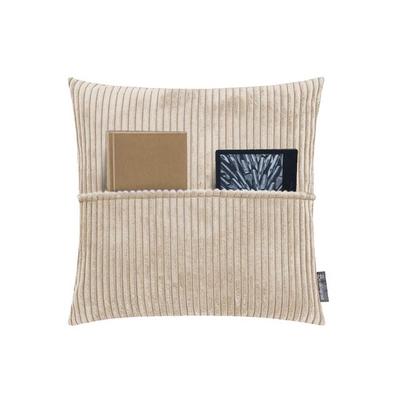 Bookiepad Taschenkissen mit Füllung Cozy Shara - creme 45x45