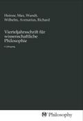 Vierteljahrsschrift für wissenschaftliche Philosophie