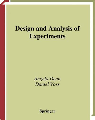 Design and Analysis of Experiments